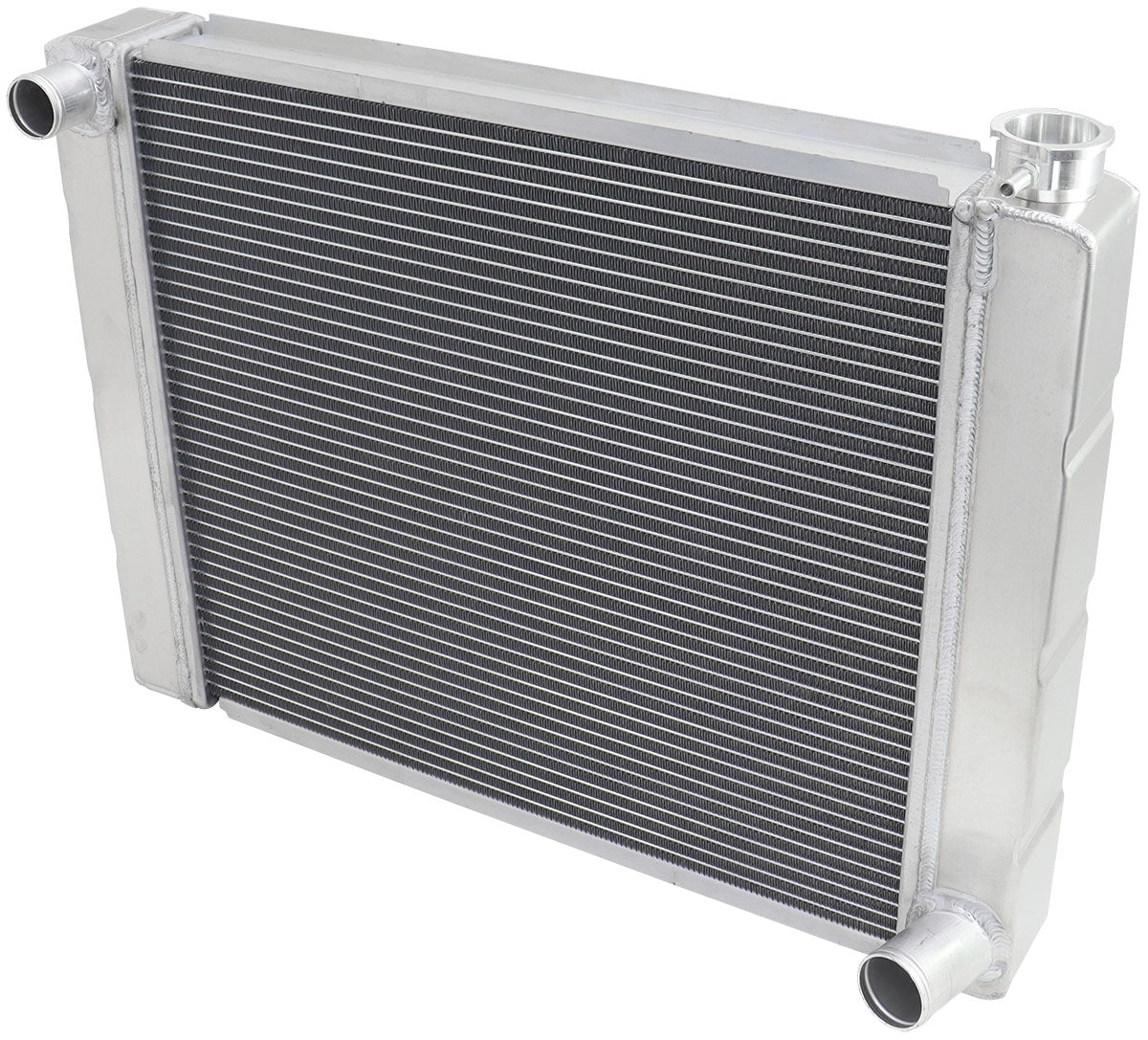 Universal GM AluminiumRadiator, Single Pass, 25" x 19" x 3" Core Dimensions 19.75" x 19" x 2.25"