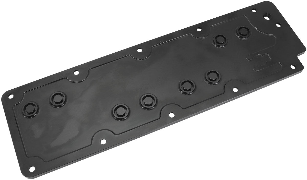 Aeroflow GM LS3 Billet Valley Plate, Black Finish Suit GM LS3 Series Engines with DOD delete