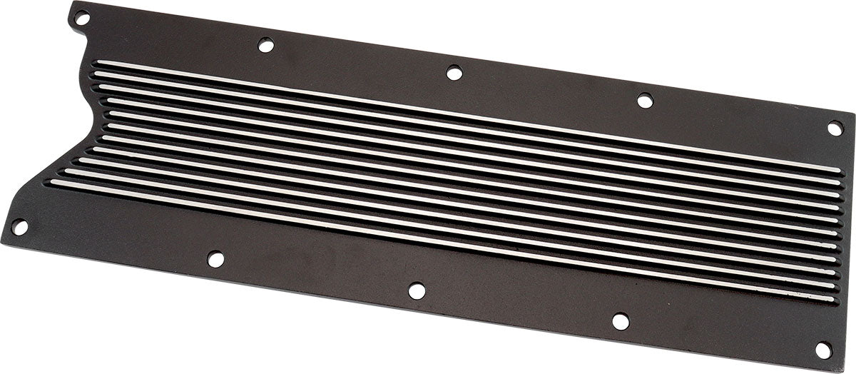 GM LS1 Finned Valley Plate, Black Finish Suit GM LS1 Series