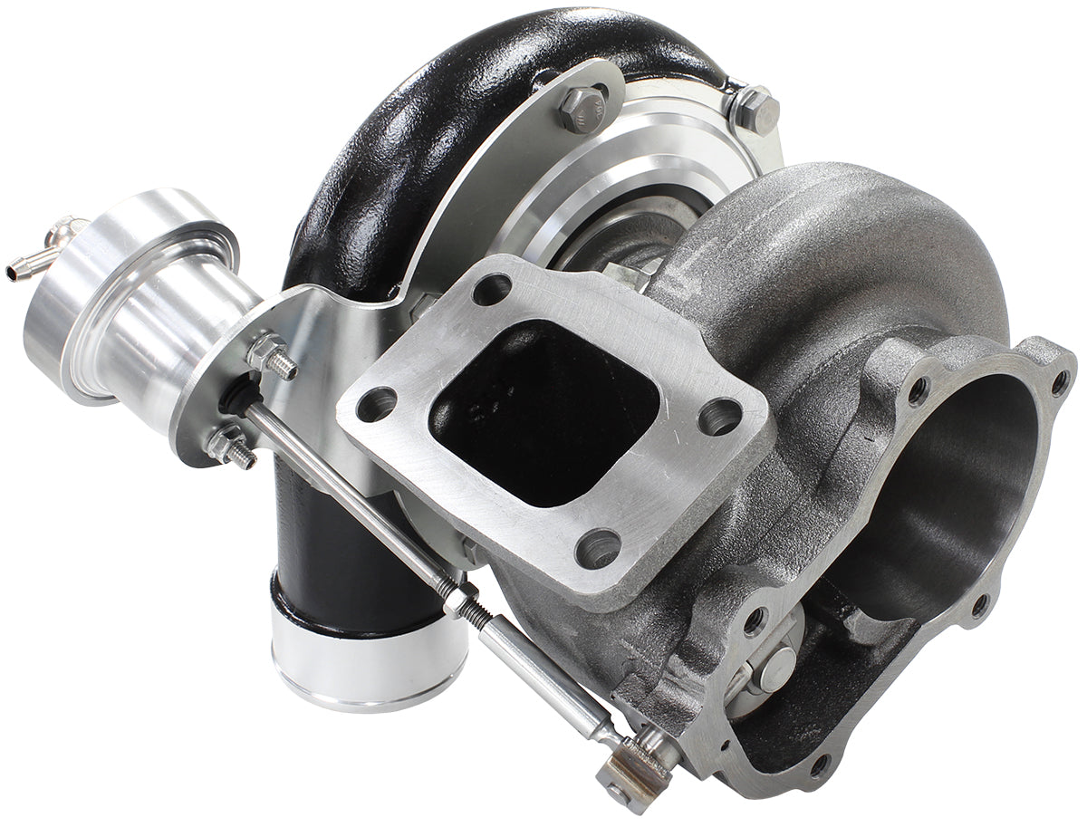 BOOSTED 6762 XR6 1.15 Turbocharger 1000HP, Hi Temp Black Finish Internal Wastegate, T3 Inlet Flange, BA-BF XR6 5-Bolt Exhaust Flange
