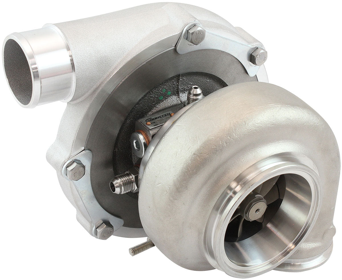 BOOSTED 6262 .61 Turbocharger 900HP, Natural Cast Finish External Wastegate, V-Band Inlet & Exhaust Flanges