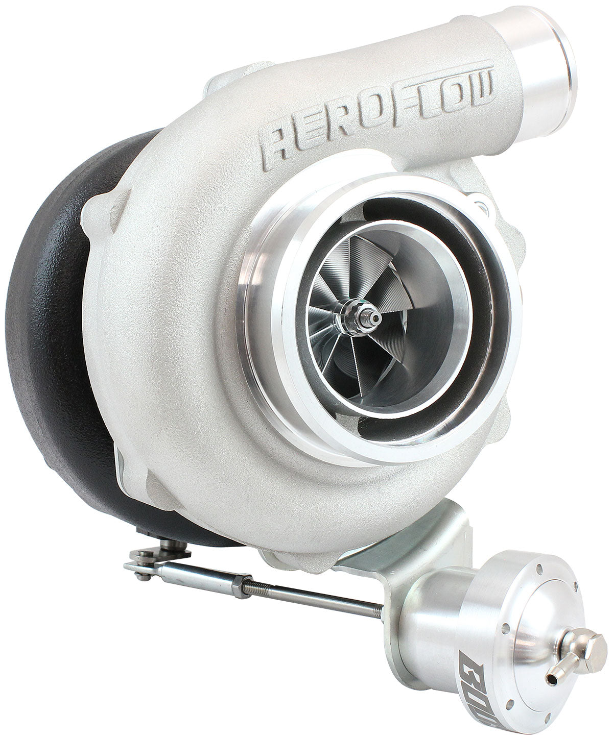 BOOSTED 6262 XR6 1.15 Turbocharger 900HP, Natural Cast Finish Internal Wastegate, T3 Inlet Flange, FG XR6 5-Bolt Exhaust Flange