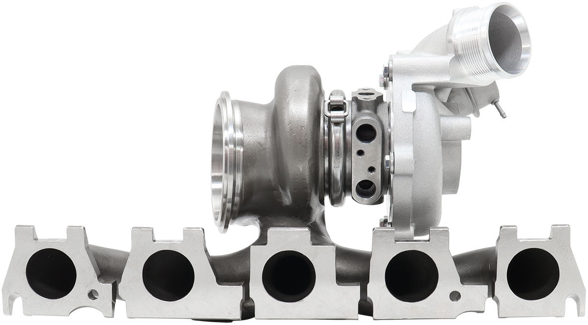 BOOSTED 6558 Audi RS3 & TT RS Bolt On Internal Wastegate Turbocharger 650HP, Natural Cast Finish Suit DAZA R5 Engine
