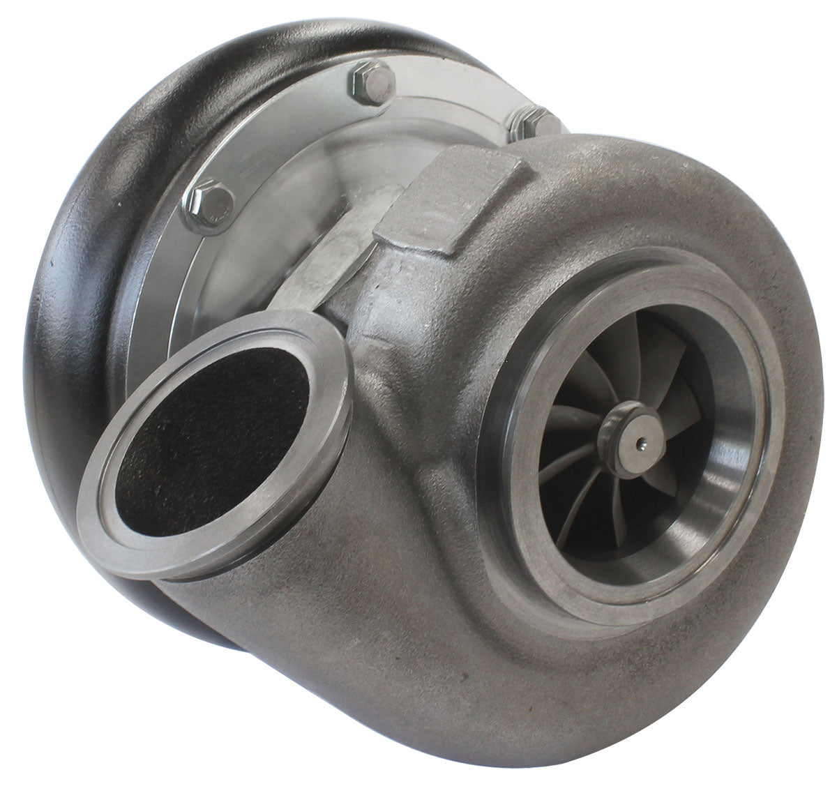 BOOSTED B7875 V-Band 1.01 Turbocharger 1150HP, Hi Temp Black Finish External Wastegate, V-Band Inlet & Exhaust Flanges