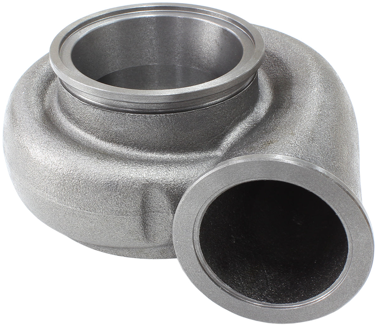 Boosted .83 A/R Dual V-Band Turbo Exhaust Housing, Suits Boosted 6762 Turbochargers Cast Iron Material