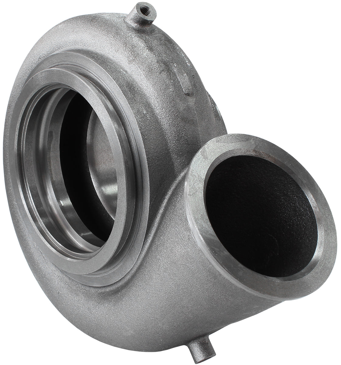Boosted 1.22 A/R Dual V-Band Turbo Exhaust Housing, Suits Boosted 94103, 98103, 102103, 106103, 94102, 98102, 102102 & 106102 Turbochargers Cast Iron Material