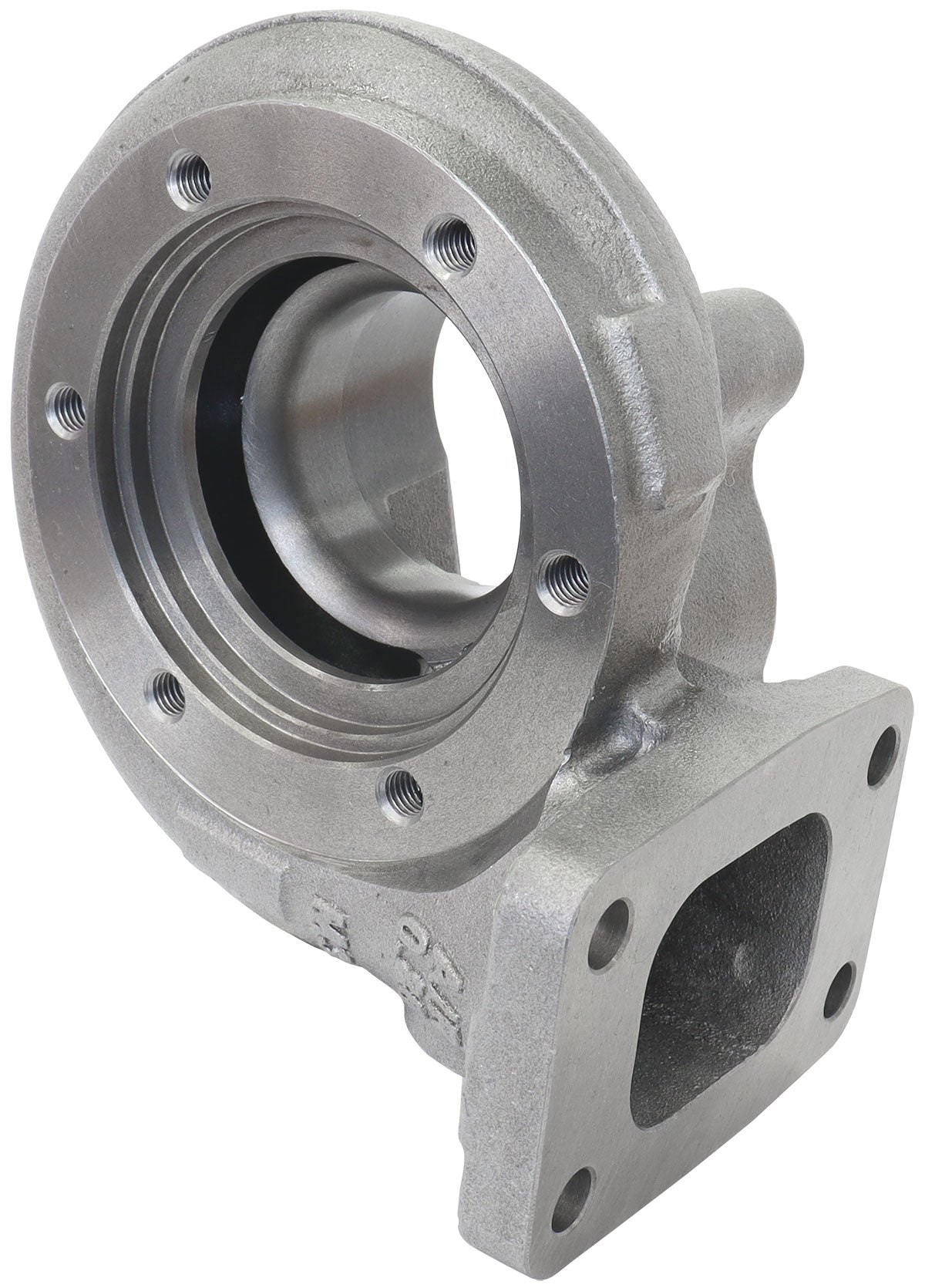 Boosted .86 A/R T25/T28 Inlet & Nissan 5 Bolt Outlet Turbo Exhaust Housing, Suits Boosted Nissan 4748, 5054 & 5447 Turbochargers Cast Iron Material, Internal Wastegate