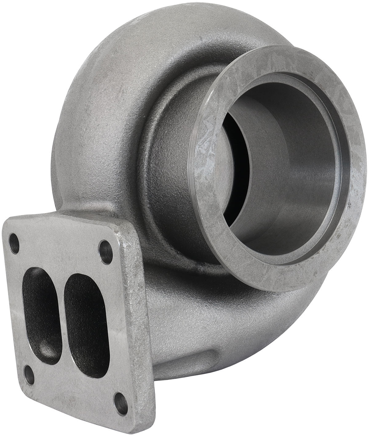 Boosted 1.25 A/R T4 Inlet & V-Band Outlet Turbo Exhaust Housing, Suits Boosted GEN 1 7875 Turbochargers Cast Iron Material
