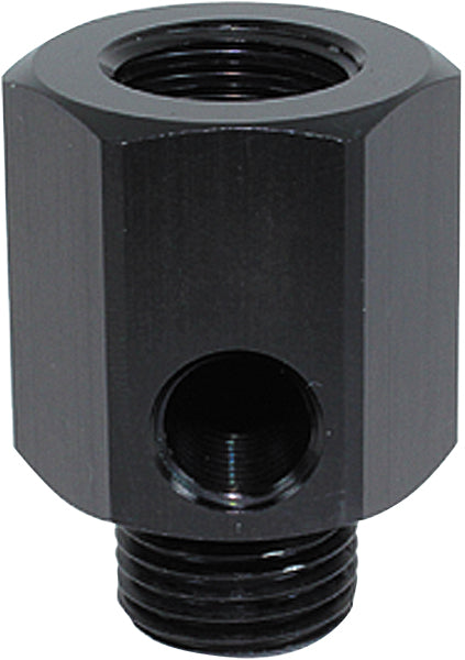 Metric Extension with 1/8" Port Black Finish. M16 x 1.5