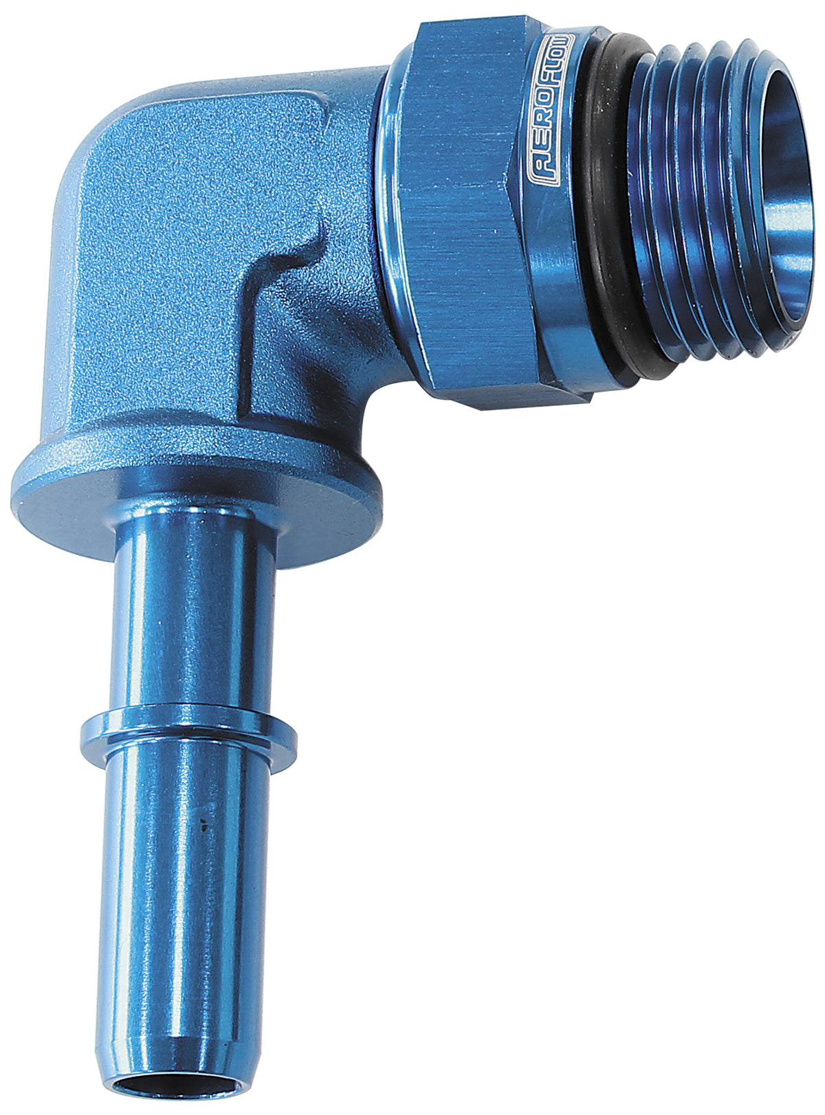 Push-On EFI Fuel Fittings - Blue 9.52mm (3/8) to -8 ORB