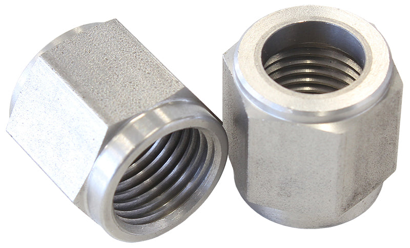 -4AN to 1/4" Stainless Steel Tube Nut Sold As A Pair. Suits Aeroflow, Moroso &Russell Tubing