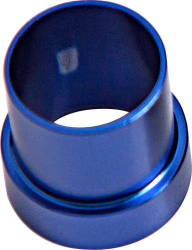 -3AN to 3/16" Aluminium Tube Sleeve - Blue Finish Sold As APair. Suits Aeroflow, Moroso &Russell Tubing