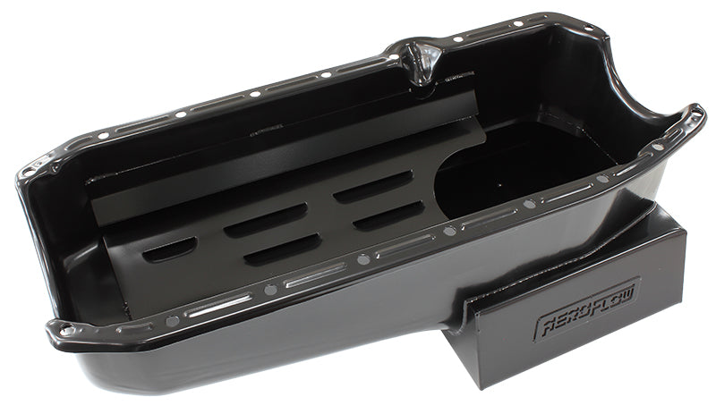 6.5L Capacity Super Oil Pan, Right Hand Dipstick Fits Holden HQ-WB with S/B Chev 289-350, 2-Piece Rear Main
