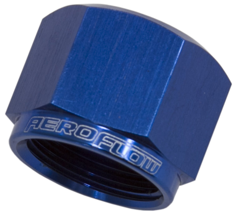 AN Flare Cap -3AN Blue Finish