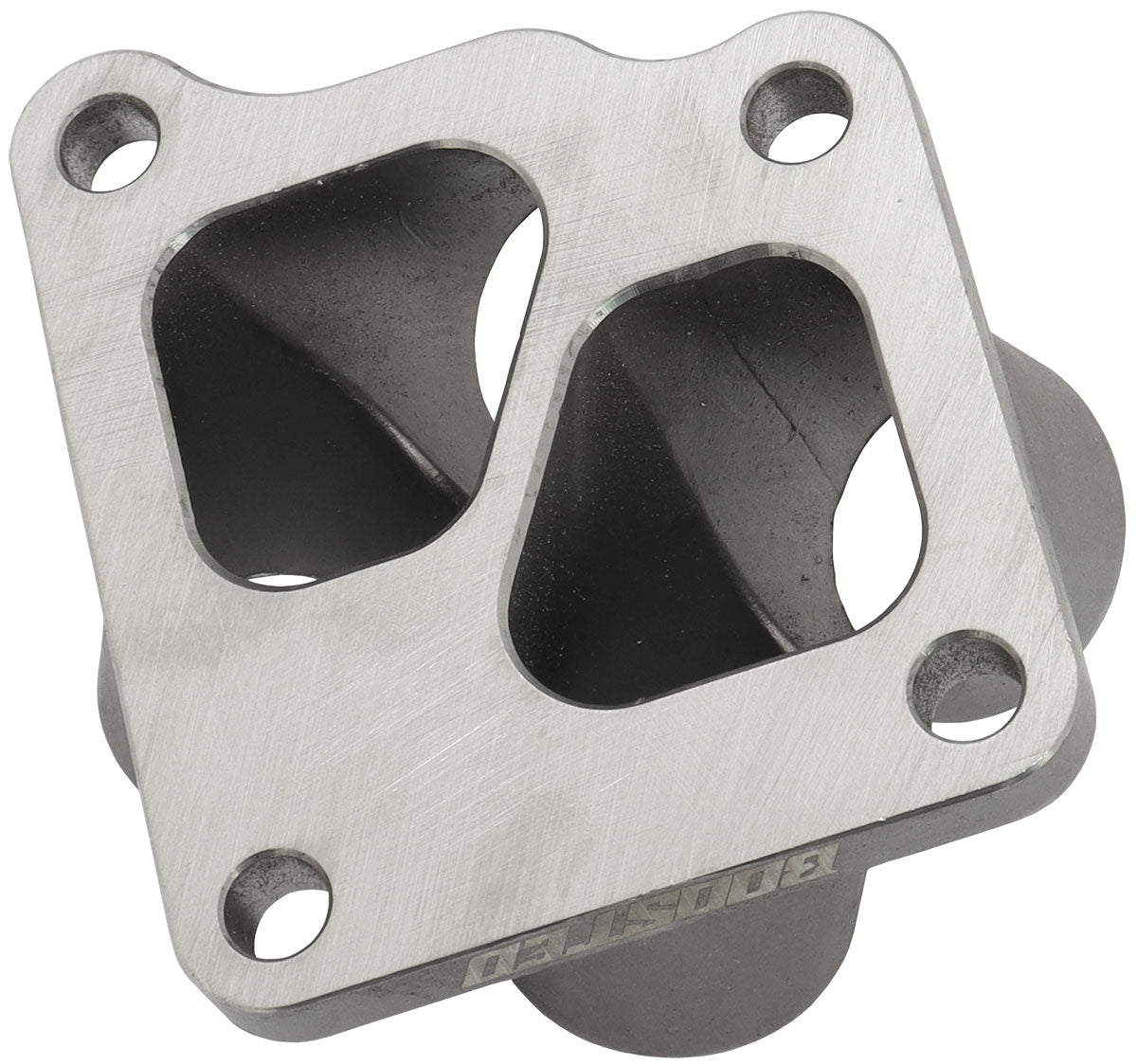 Aeroflow 4 into 1 Round Turbo Merge Collector with 1-3/4" Tube Size, Mitsubishi EVO 10 4B11 Factory OEM 4 Bolt Flange No Wastegate Hole, One Piece Cast 304
