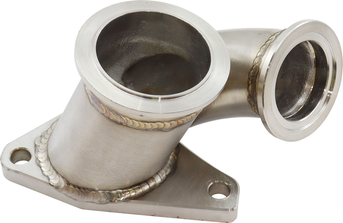 Aeroflow Subaru DIY Twist Mount V-Band Turbo Stainless Steel Adapter Suits V-Band GT30-GT35 Turbochargers & 45mm External Wastegate