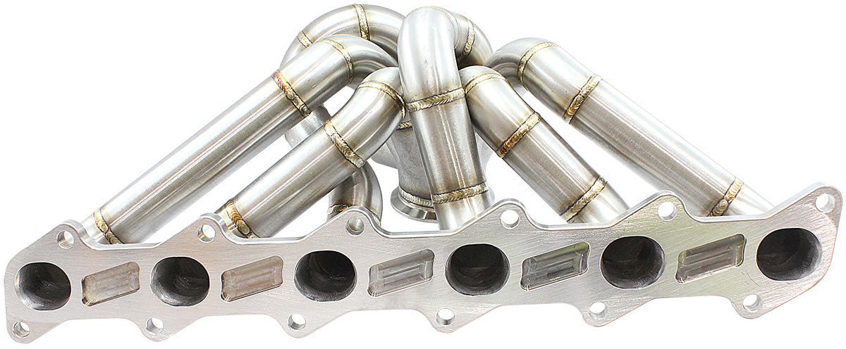 Boosted Ford Barra V-Band Turbo Stainless Steel Manifold Suits High Mount GT40-GT45 Turbo, with 50mm External Wastegate Flange