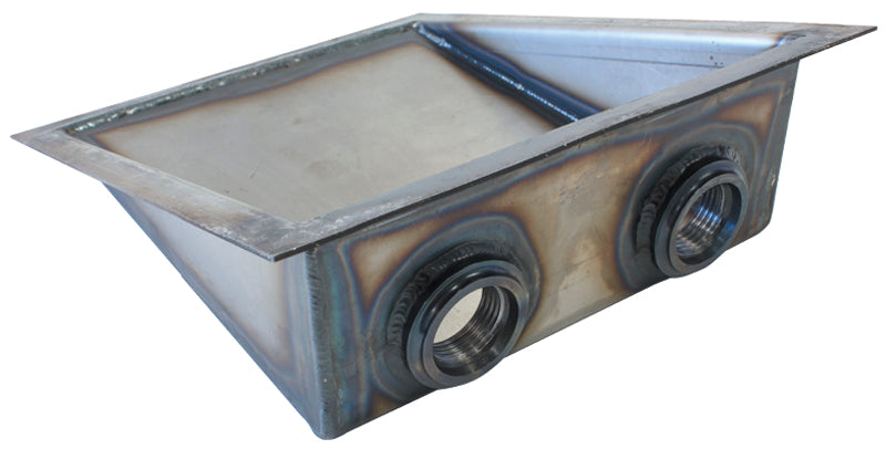 Universal Weld-in Fuel Tank Sump Suits Fuel Tanks/Cells With x2 -12 ORB Female Fittings
