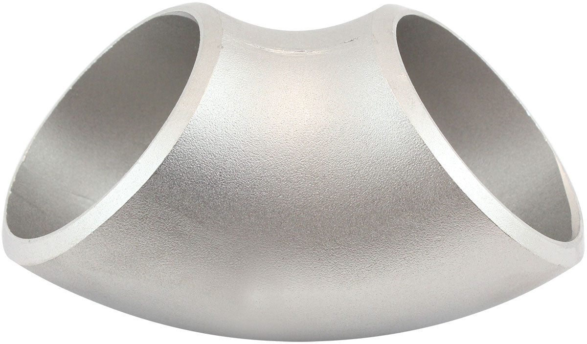 Boosted 2" (52mm) Stainless Steel Tube, 90 Degree Bend, 1.5D Radius 1/8" Wall Thickness, Stainless Steel Material