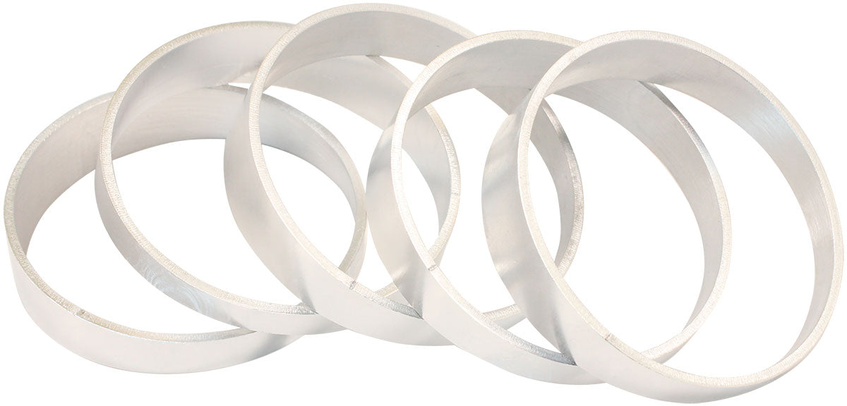 Aluminium 3.00" Pie Cuts Sold asa Pack of 5 to make a 45° Bend, 1/16" Wall Thickness and 1D Radius