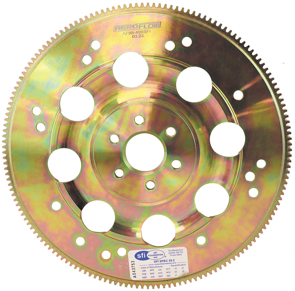 Aeroflow Ford Falcon XR6 BA-FG Barra 160 Tooth Internal Balance Billet Flexplate - SFI Approved Suits 9.50" Converter Bolt Circle for BTR and ZF 6 Speed Transmission
