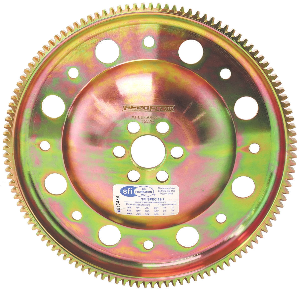 Aeroflow Nissan RB30 120 Tooth Internal Balance Billet Flexplate - SFI Approved Suits 8.80" Converter Bolt Circle for Jatco Transmission