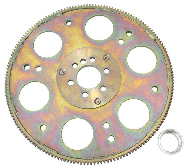 Aeroflow GM LS 168 Tooth Internal Balance Conversion Flexplate Includes Crank Adapter, will fit Powerglide, TH350 & TH400 Transmissions, Suits 10.75" & 11.06" Converter Bolt Circle