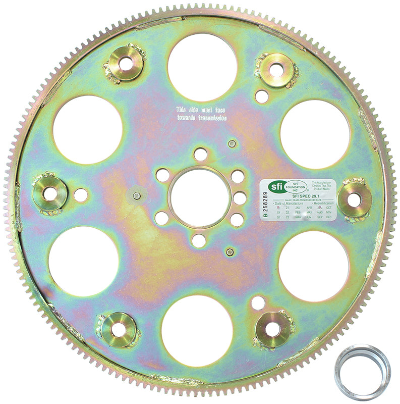 Aeroflow GM LS 168 Tooth Internal Balance Conversion Flexplate - SFI Approved Includes Crank Adapter, will fit Powerglide, TH350 & TH400 Transmissions, Suits 10.75" & 11.06" Converter Bolt Circle