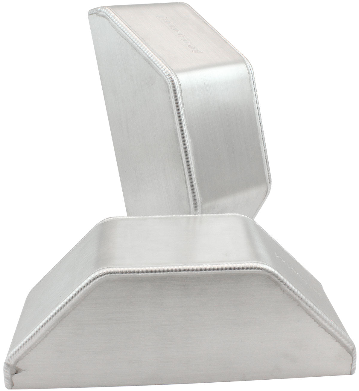 Aeroflow Fabricated Aluminium Intercooler End Tank Centre Inlet/Outlet, 300mm Tall x 112mm Wide
