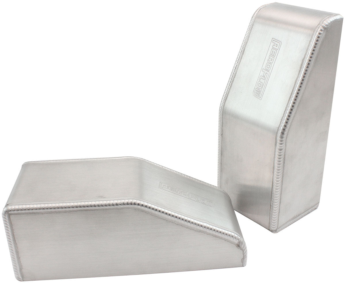 Aeroflow Fabricated Aluminium Intercooler End Tank Top or Bottom Inlet/Outlet, 230mm Tall x 88mm Wide