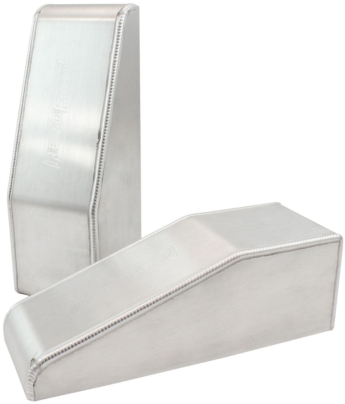 Aeroflow Top/Bottom Inlet/Outlet Intercooler End Tanks 330mm Tall x 112mm Wide, Sold as a Pair