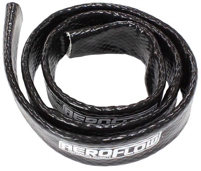 Heatguard Heat Shield Sleeves 3/4" (19mm) I.D., Suits -8,-10 & -12 PTFE Hoses, 1m length, Black