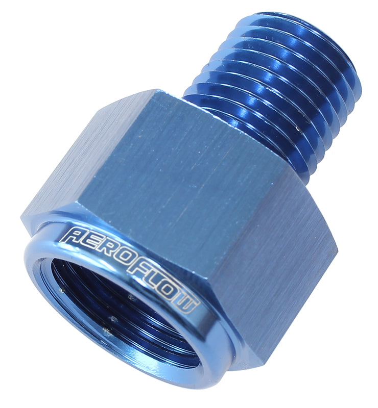 NPT Pipe Reducer 1/4" to 3/8" Blue Finish