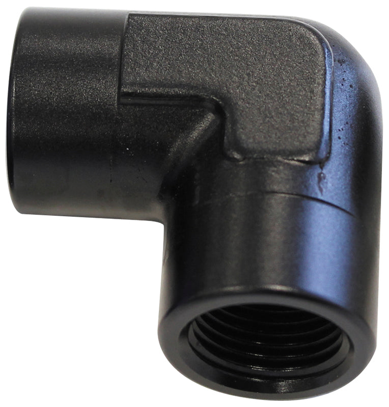 90° NPT Female Adapter - 1/8" Black Finish