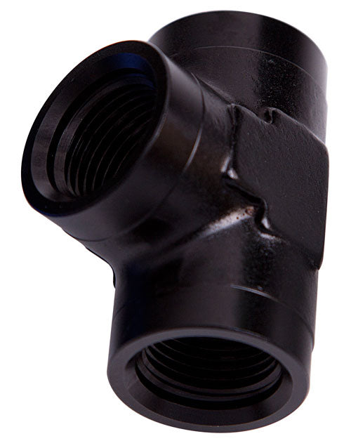 NPT Female Pipe Tee 1" Black Finish
