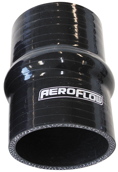 Gloss Black Silicone Hump Hose 4" (102mm) I.D 4-Ply, 5.3mm Wall Thickness, 100mm Length