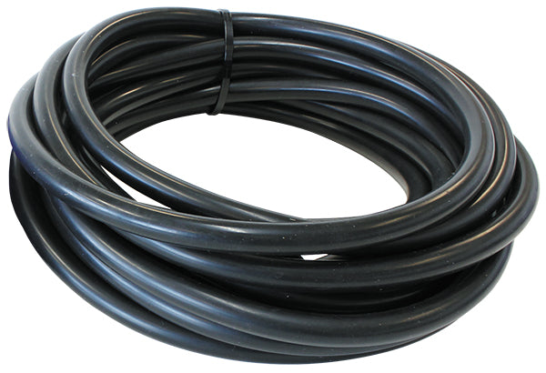 Gloss Black Silicone Vacuum Hose 3/16" (5mm) I.D 50ft. (15 metre) Length