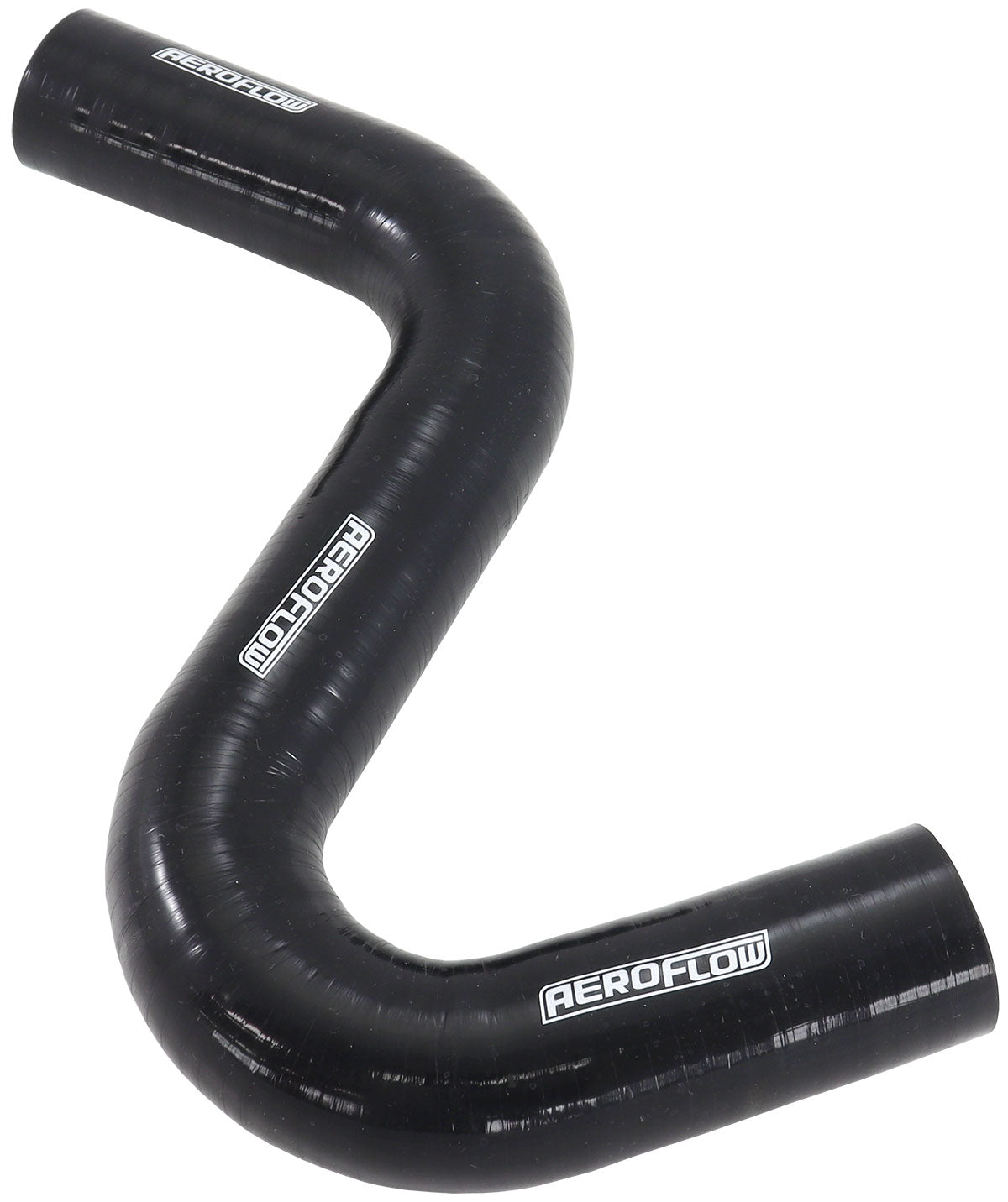 Gloss Black Silicone ZBend Heater Hose 1-1/2" (38mm) I.D 135 Degree Bend and 90 Degree Bend