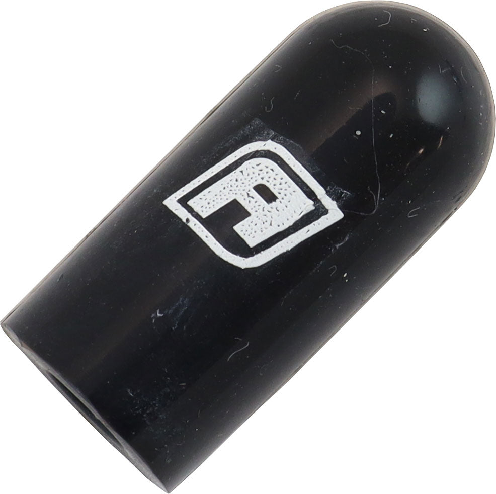 Aeroflow Gloss Black Silicone Heater Hose Block Off Cap 5/16" (8mm) I.D Sold Individually, 3 Ply Polyester