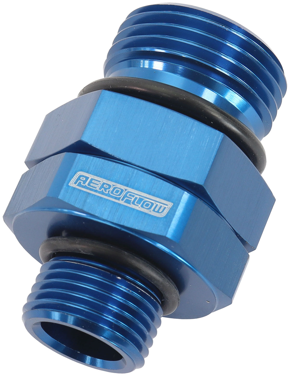 ORB Male to Male Swivel -8 ORB to -6 ORB Blue Finish