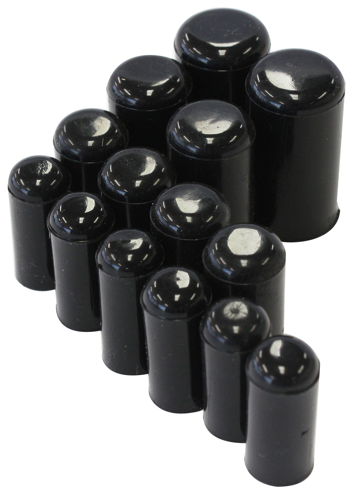 Metric Vacuum Blank Off Plug Kit (16 piece) Black Finish