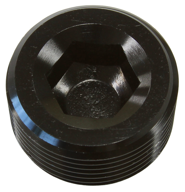 NPT Plug 1/2" Black Finish, 25 pack