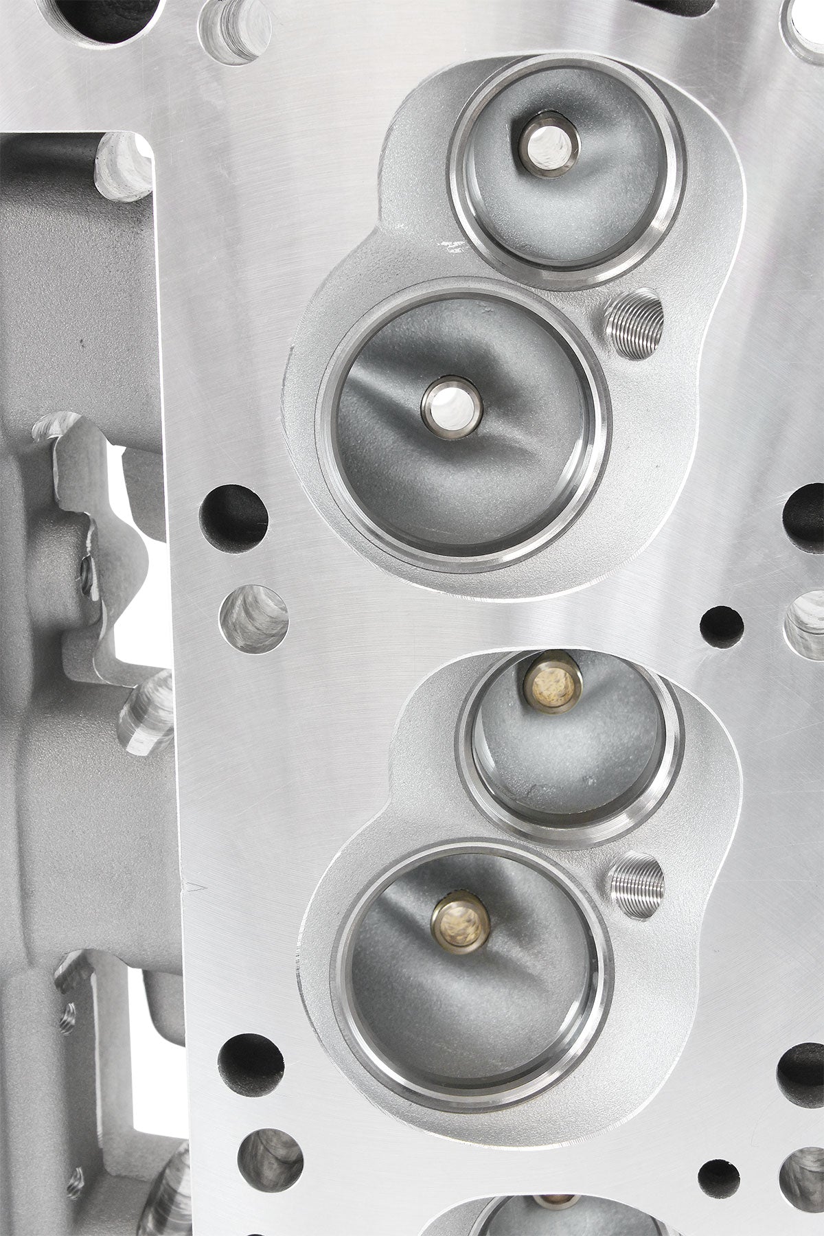 Aeroflow Bare 205cc 2V Aluminium Cylinder Heads, 64cc Chamber, Pair Fits Ford 302-351C