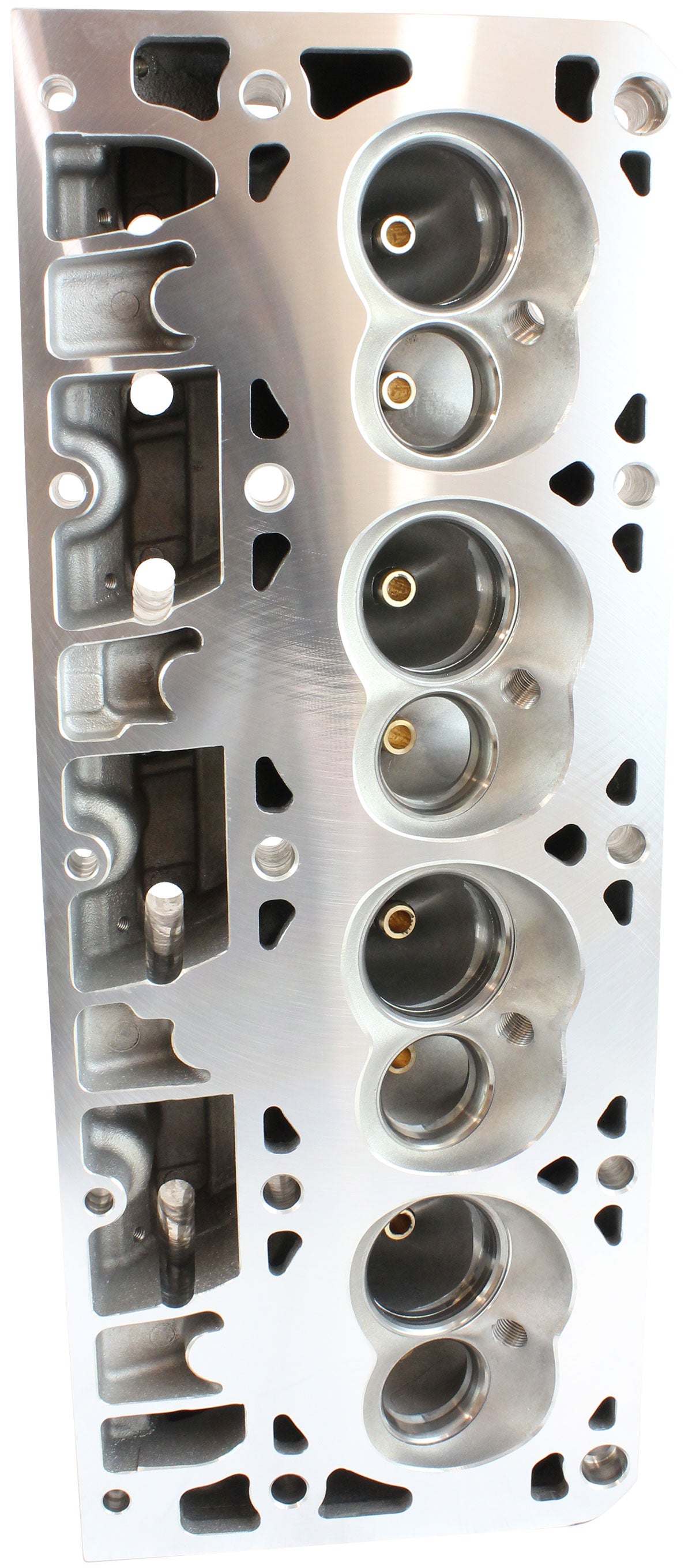 Aeroflow Bare GM LS 4 Bolt 240cc Aluminium Cylinder Heads with 61cc Chamber to Suit 4.000" Bore (Pair) 3.23" x 1.10" Intake Port, 1.70" x 1.41" Cathedral Intake Port