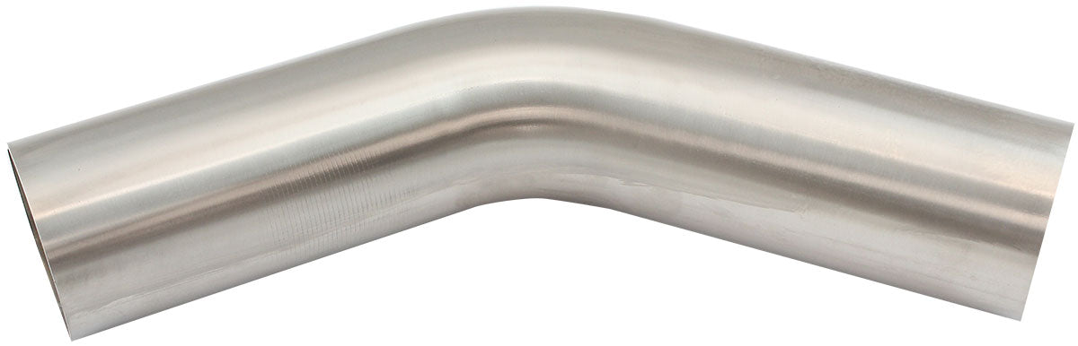 Stainless Steel 45° Mandrel Bend 3" O.D, .065" Wall, 6" Leg