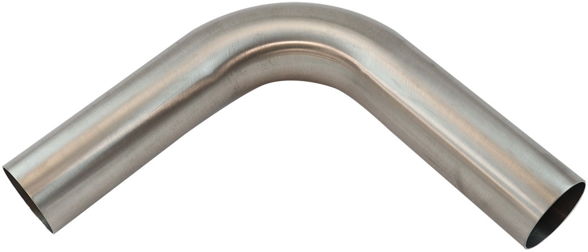 Stainless Steel 90° Mandrel Bend 2-1/4" O.D, .065" Wall, 6" Leg