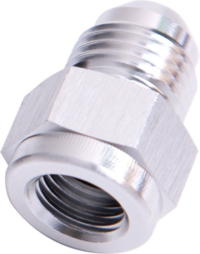 AN Flare Expander Female/Male -4AN to -6AN Silver Finish