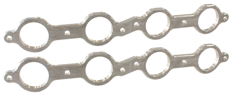 GM LS 1-7/8" Round Port Header Flange StainlessSteel, Sold as a Pair