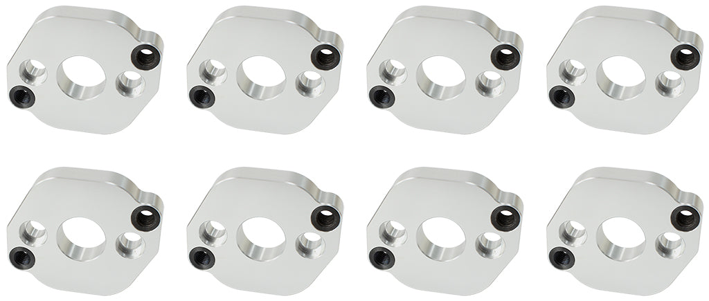 Aluminium Header Adapter Flange Kit Suit SB Ford With 2" Pattern