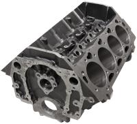 Aeroflow Cast Iron B/B Chev Engine Block, 4.244" Bore 9.810" Deck Height, 454 Mains, 4-Bolt Cast Caps